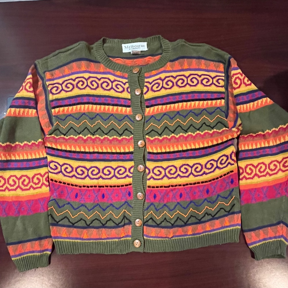 Melbourne Elements Beaded Sweater - image 1